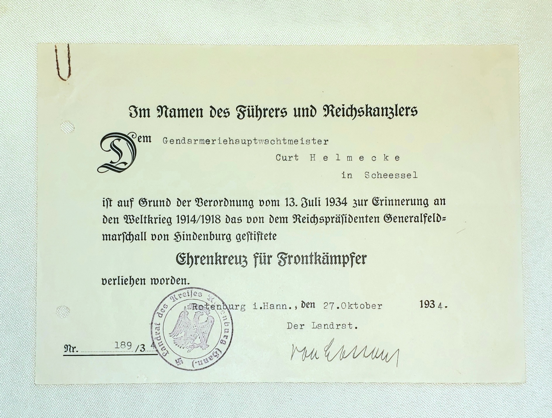 National and Civil Organization Awards and related items.